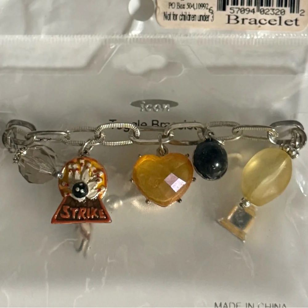 🎳 Icon Bowling Theme Charm Bracelet